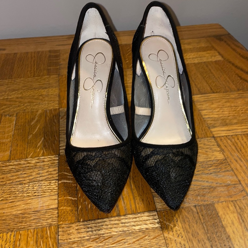Black Lace Jessica Simpson Pumps